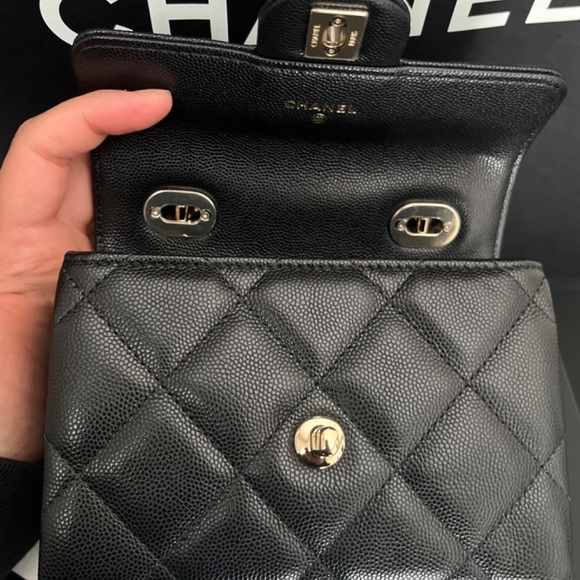 ❌sold❌Chanel 25S mini caviar top handle - Picture 6 of 6